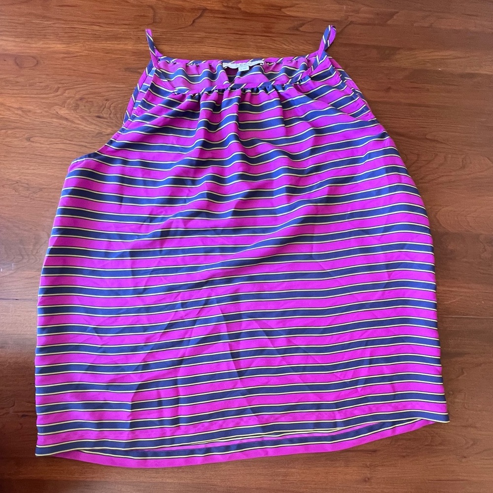 Striped LOFT Spaghetti Strap Blouse